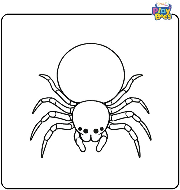 Baby Spider Coloring Page