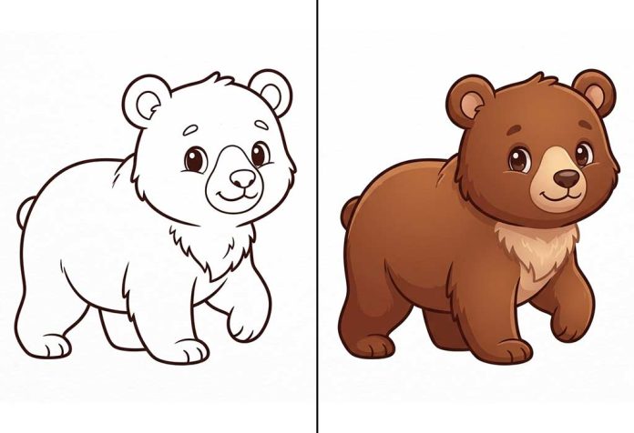 Bear Coloring Pages – Free Printable Sheets & Pictures