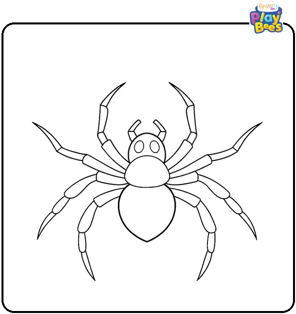 Big Spider Coloring Page
