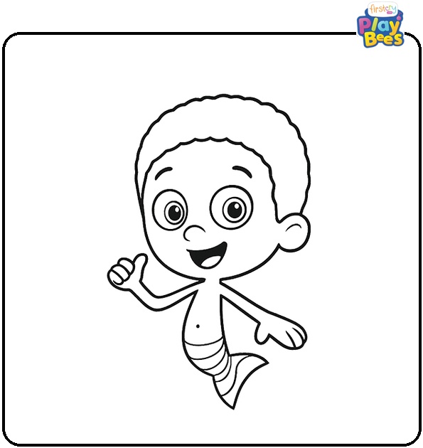 Bubble Guppies Goby Coloring Page Bubble Guppies Goby Coloring Page