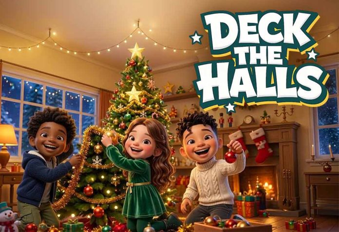 Deck the Halls Nursery Rhyme With Lyrics
