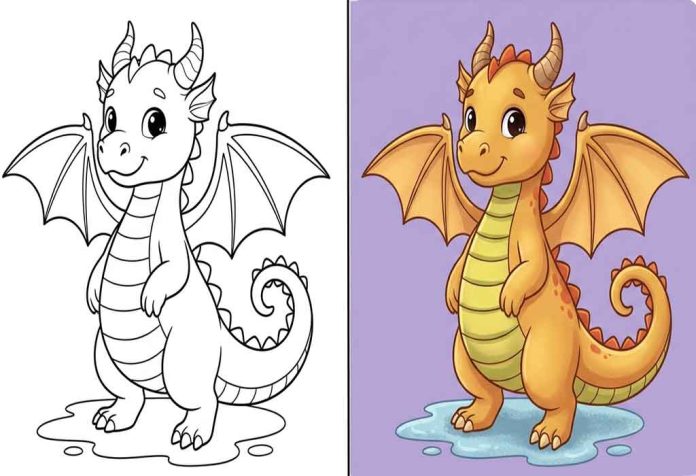 Dragon Coloring Pages – Free Printable Sheets & Pictures