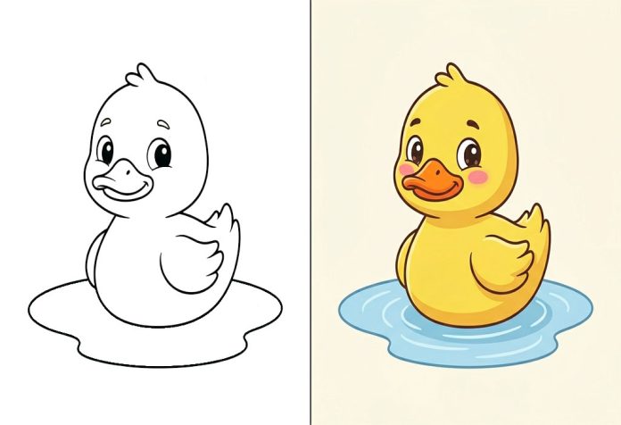 Duck Coloring Pages – Free Printable Sheets & Images