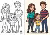 Family Coloring Pages – Free Printable Sheets & Pictures Family Coloring Pages – Free Printable Sheets & Pictures
