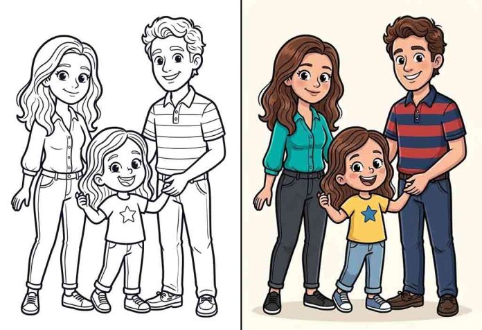 Family Coloring Pages – Free Printable Sheets & Pictures