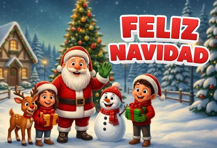 Feliz Navidad Nursery Rhyme With Lyrics