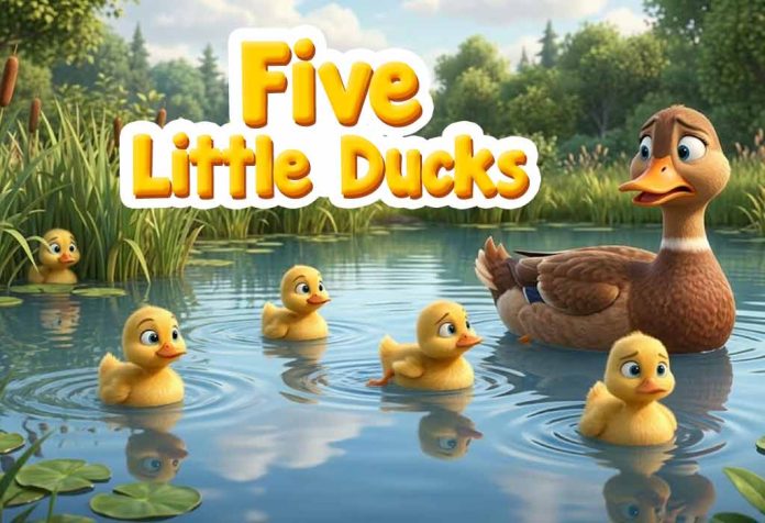 Five Little Ducks Nursery Rhyme With Lyrics