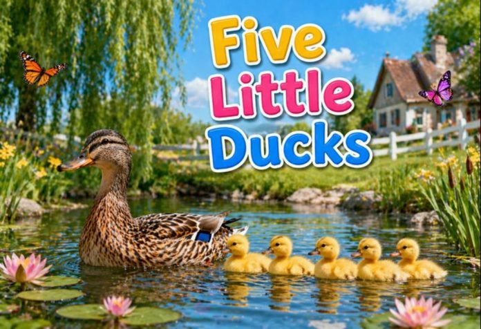 Five Little Ducks Nursery Rhyme With Lyrics
