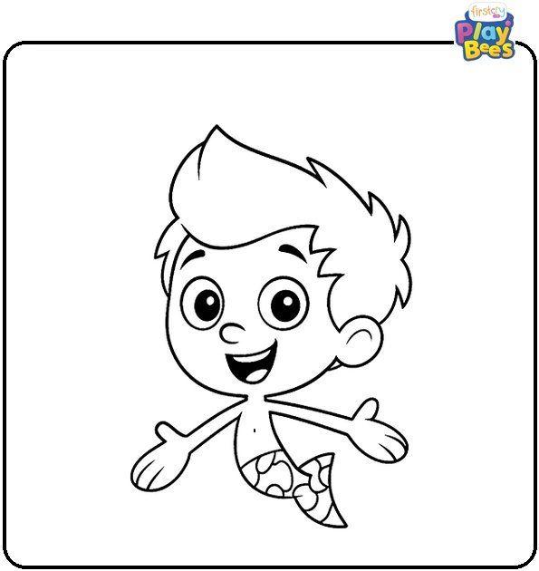 Gil Spreads His Arms Coloring Page Gil Spreads His Arms Coloring Page