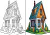 House Coloring Pages – Free Printable Sheets & Images House Coloring Pages – Free Printable Sheets & Pictures