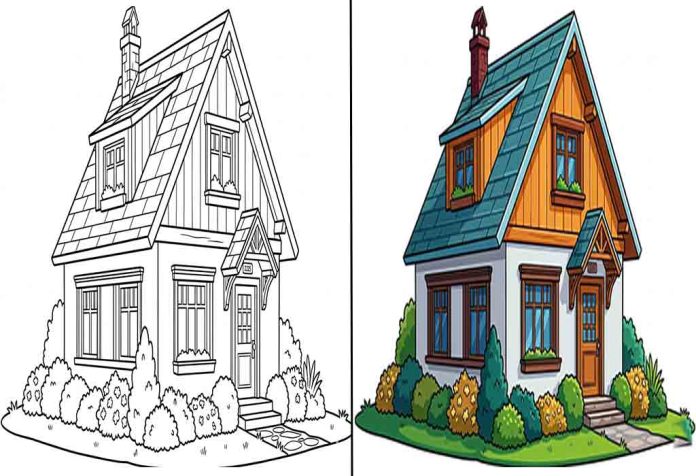 House Coloring Pages – Free Printable Sheets & Pictures