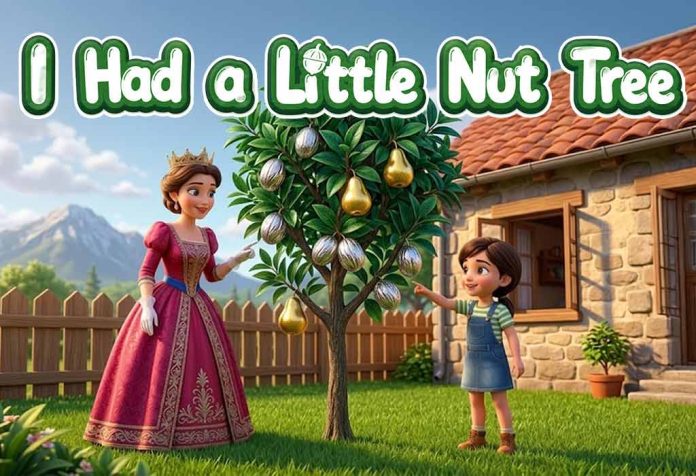 I Had a Little Nut Tree Nursery Rhyme With Lyrics