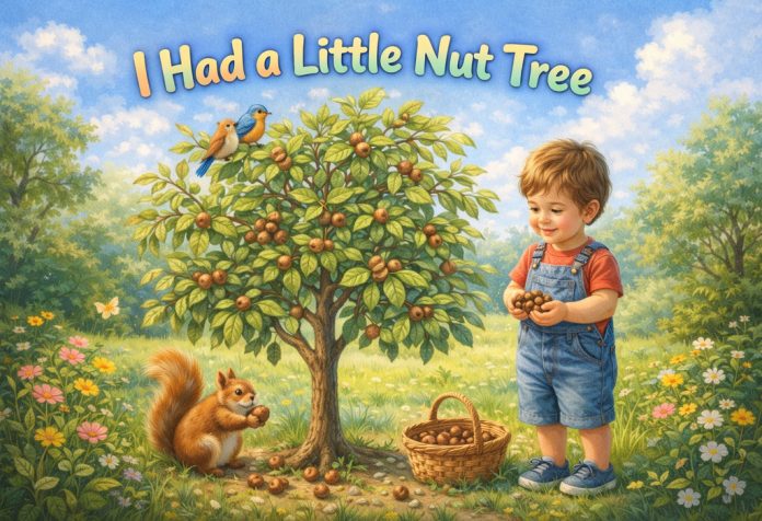 I Had a Little Nut Tree Nursery Rhyme With Lyrics