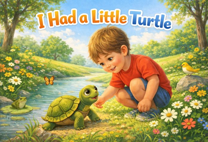 I Had a Little Turtle Nursery Rhyme With Lyrics