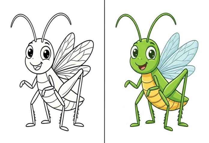 Insects Coloring Pages – Free Printable Sheets & Pictures