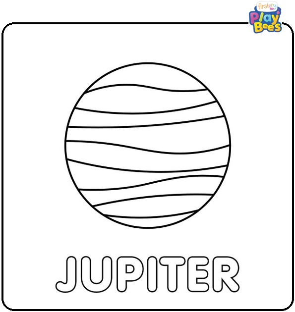 Jupiter Coloring Page