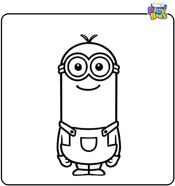 Kevin the Minion Coloring Page