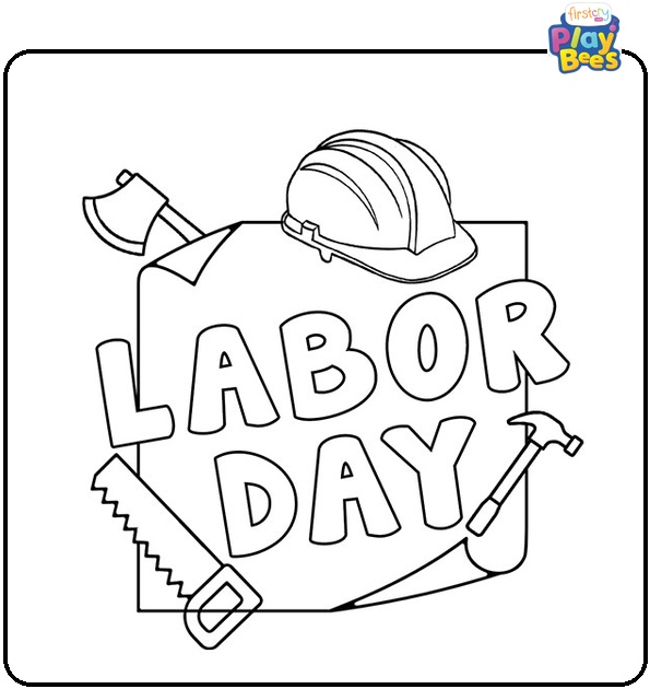 Labor Day Coloring Page