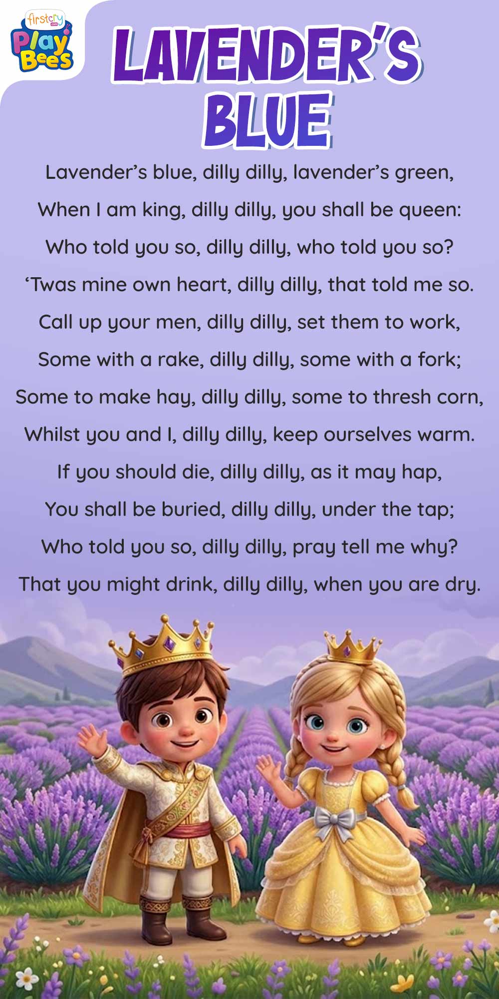 Lavender’s Blue Song Lyrics
