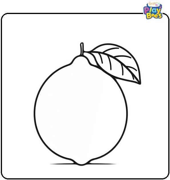 Lemon Coloring Page