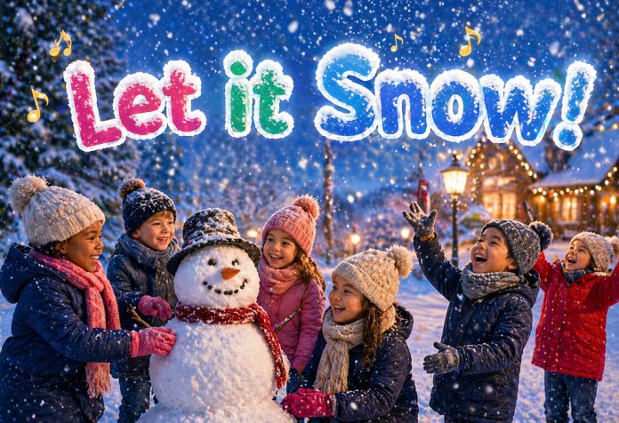 Let it Snow! Let it Snow! Let it Snow! Nursery Rhyme With Lyrics