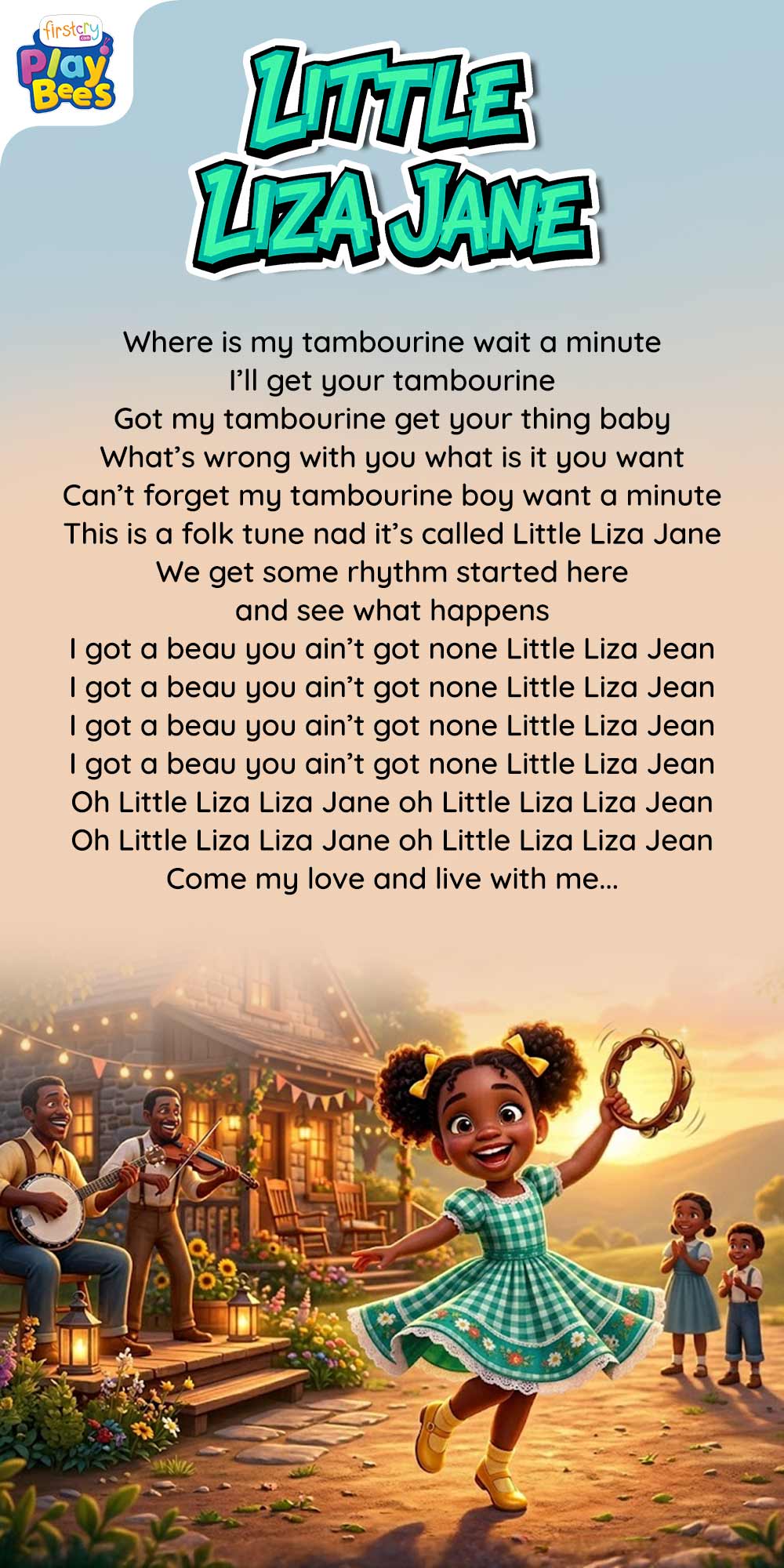 Little Liza Jane Song Lyrics