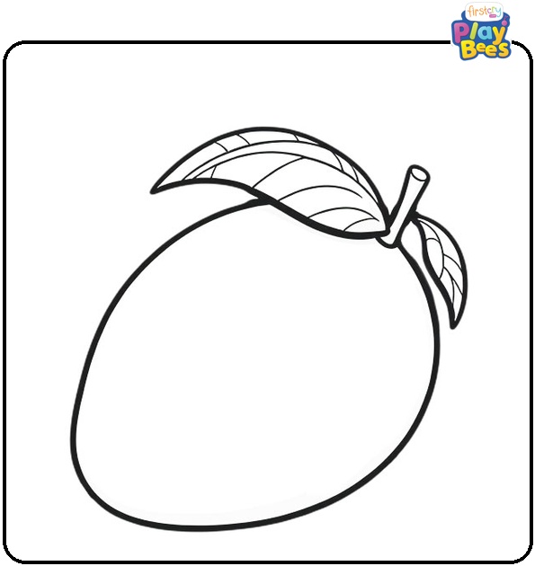 Mango Coloring Page