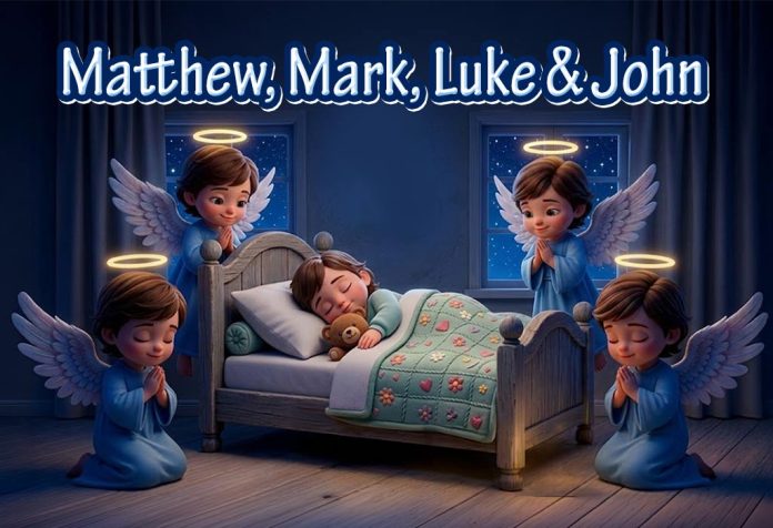 Matthew, Mark, Luke and John Nursery Rhyme With Lyrics