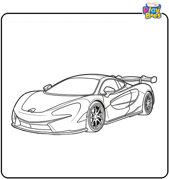 McLaren Coloring Page