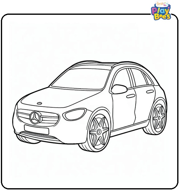 Mercedes Coloring Page