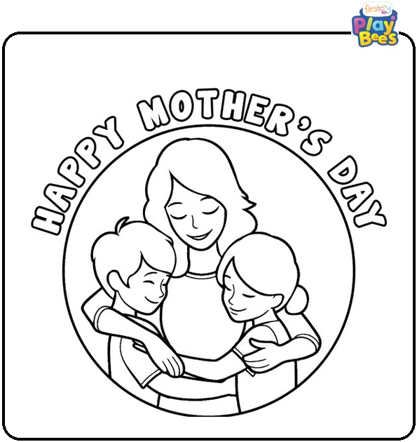 Mother's Day Coloring Page