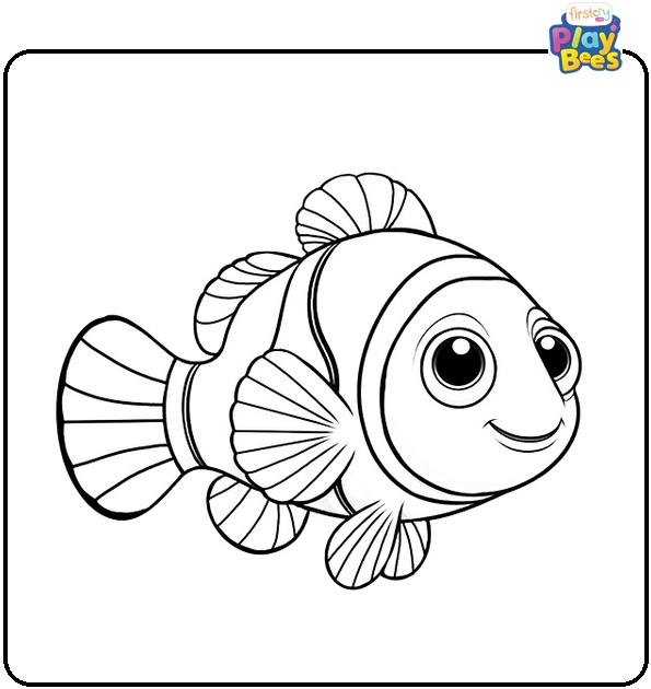 Nemo the Clownfish Coloring Page