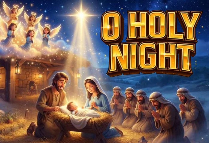 O Holy Night Nursery Rhyme With Lyrics