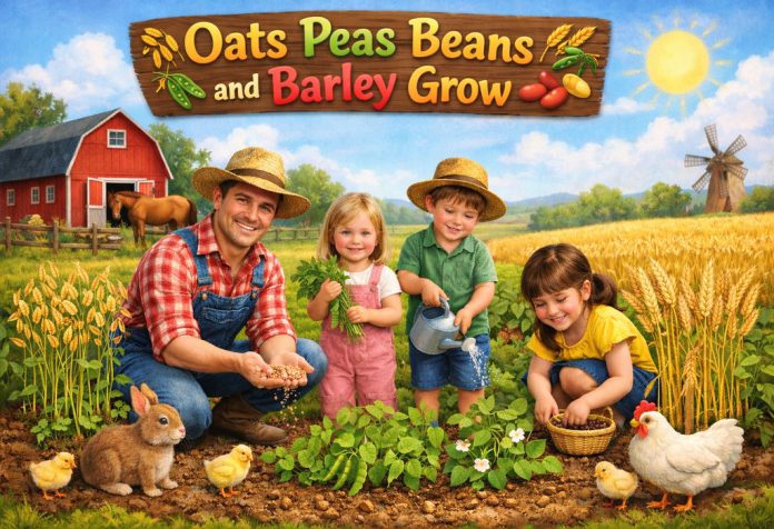 Oats Peas Beans and Barley Grow Nursery Rhyme With Lyrics