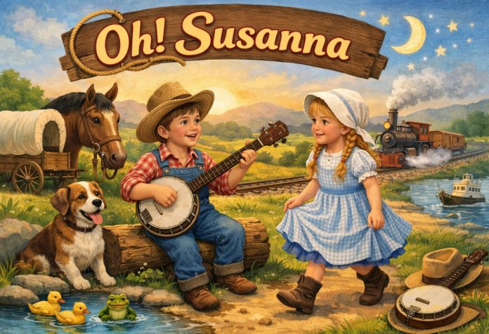 Oh! Susanna Nursery Rhyme With Lyrics