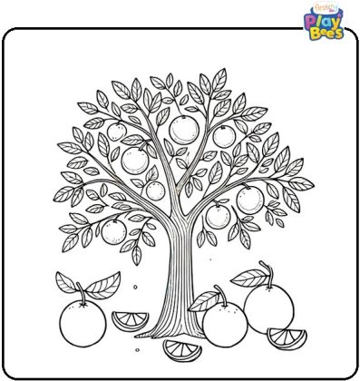 Tree Coloring Pages – Free Printable Sheets & Pictures