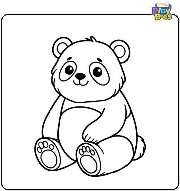 Panda Bear Coloring Page