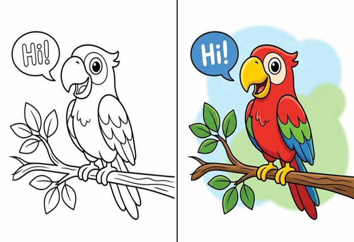 Parrot Coloring Pages – Free Printable Sheets & Pictures