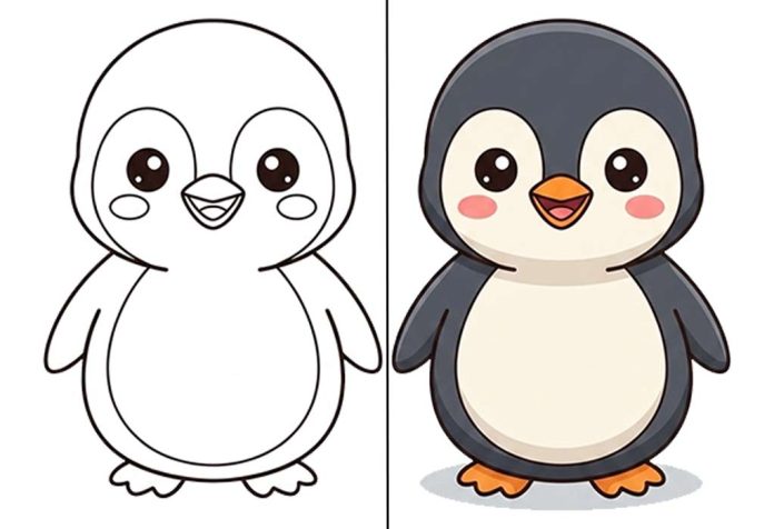 Penguin Coloring Pages – Free Printable Sheets & Pictures