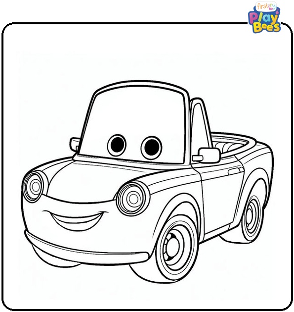 Pixar Car Coloring Page