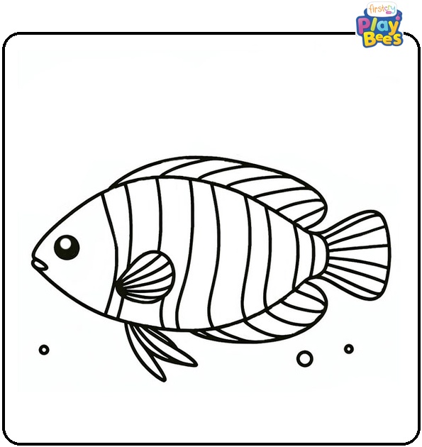 Rainbow Fish Coloring Page Rainbow Fish Coloring Page