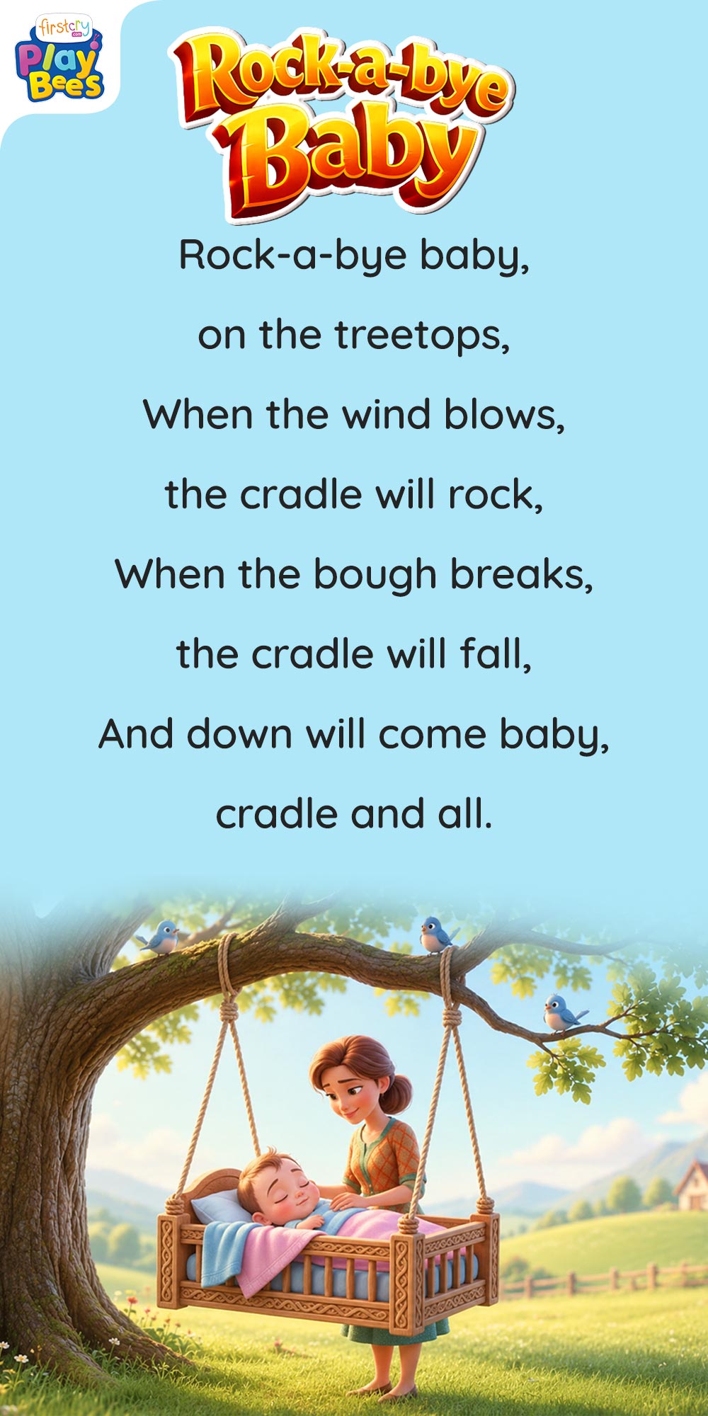 Rock-a-bye Baby Song Lyrics