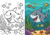 Shark Coloring Pages – Free Printable Sheets & Pictures Shark Coloring Pages – Free Printable Sheets & Pictures