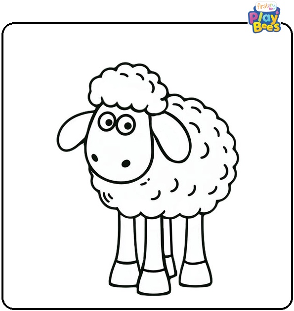 Shaun the Sheep Coloring Page Shaun the Sheep Coloring Page
