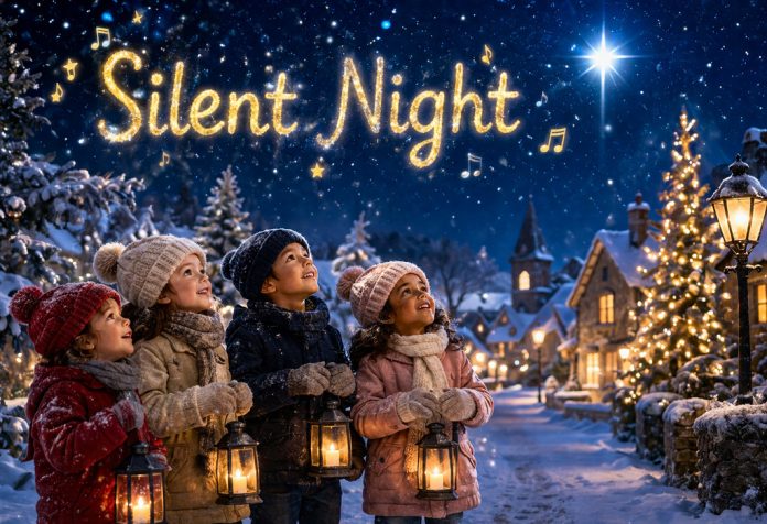Silent Night Nursery Rhyme With Lyrics