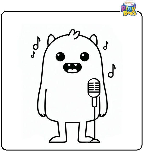 Singing Monsters Coloring Page