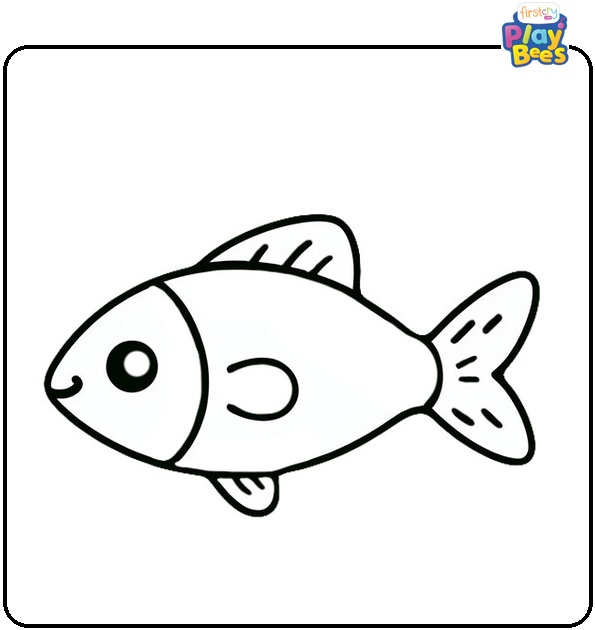 Small Fish Coloring Page Small Fish Coloring Page