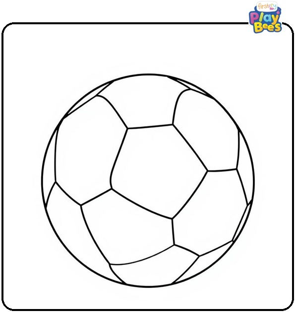 Soccer Ball Coloring Page