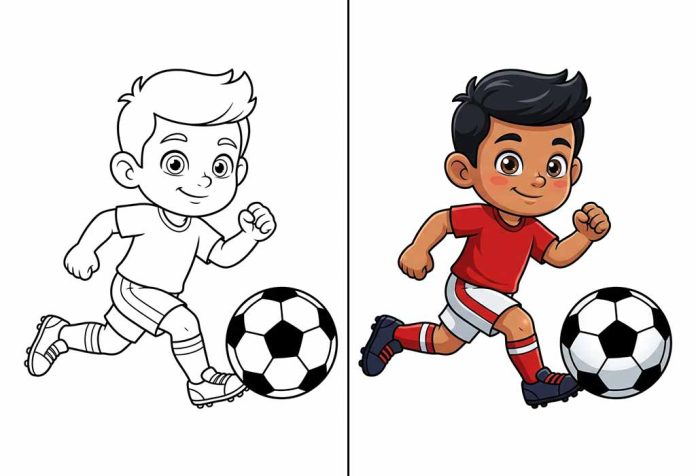 Soccer Coloring Pages – Free Printable Sheets & Pictures
