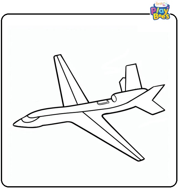 Spy Plane Coloring Page